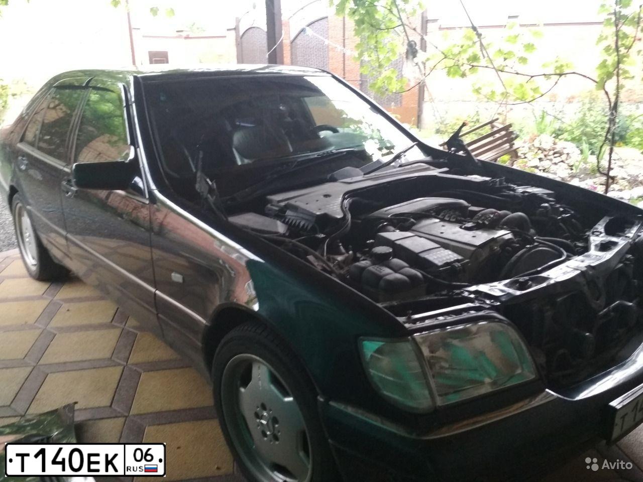 Фото автомобиля MERCEDES S-KLASSE, 1997 — госномер О702ХК05. Цвет: СИНИЙ ТЕМНЫЙ