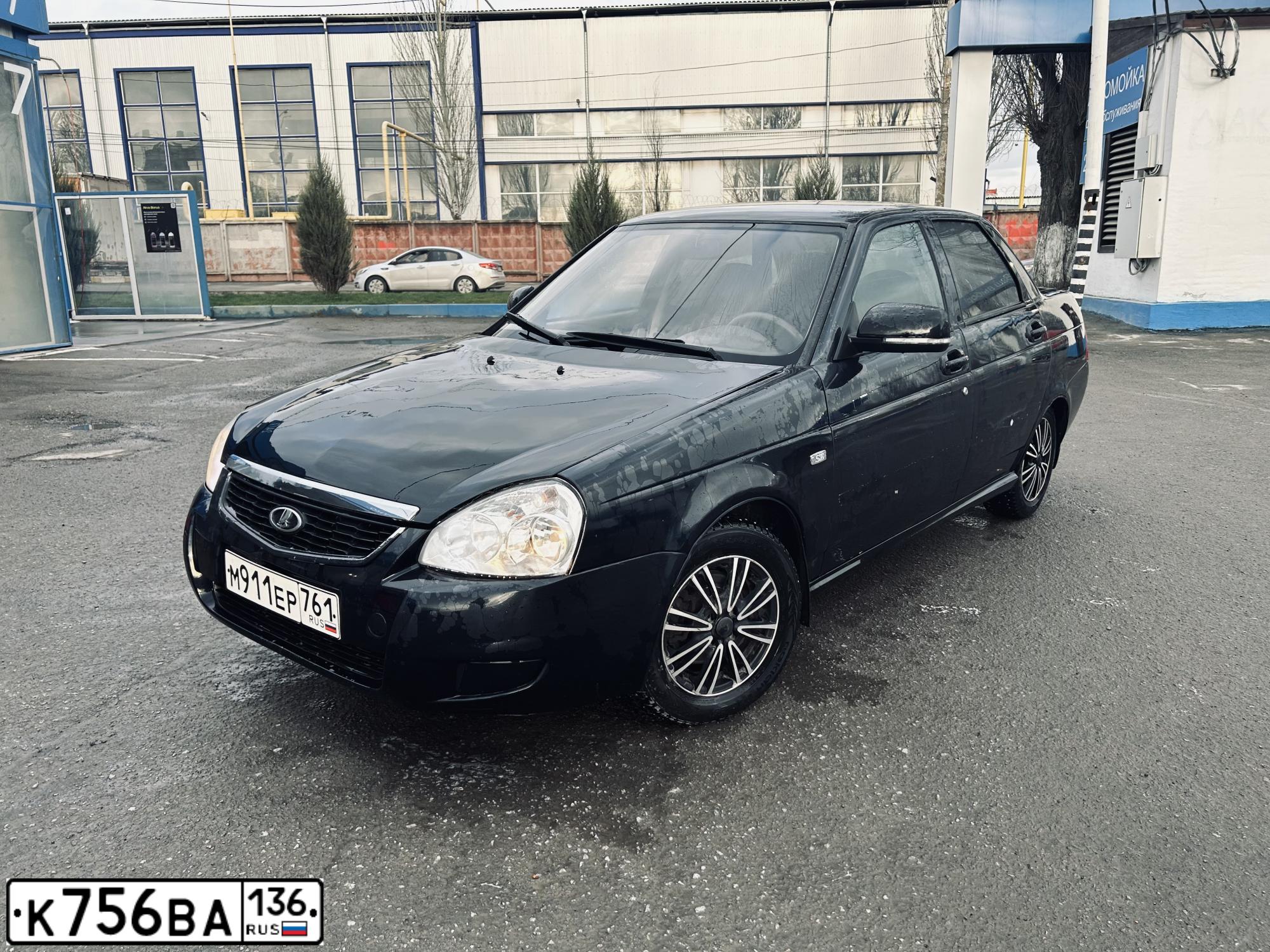 Фото автомобиля LADA 2170 PRIORA, 2008 — госномер М911ЕР761. Цвет: ГРАФИТОВЫЙ МЕТАЛЛИК