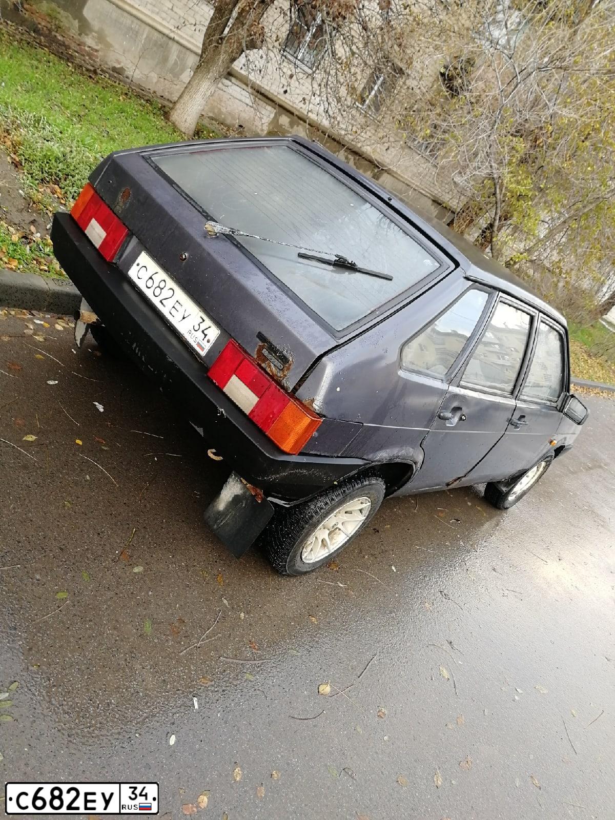 Фото автомобиля LADA 2109, 1999 — госномер О032КЕ134. Цвет: СЕРЕБРИСТ ТЕМНО-ФИОЛЕТ