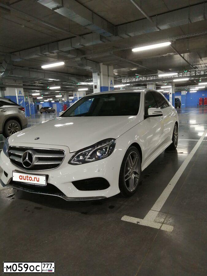 Фото автомобиля MERCEDES-BENZ E-CLASS, 2015 — госномер К219СР95. Цвет: Белый