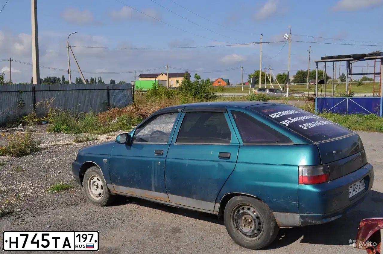 Фото автомобиля LADA 2112 LADA, 2001 — госномер Н745ТА197. Цвет: ЗЕЛЕНЫЙ