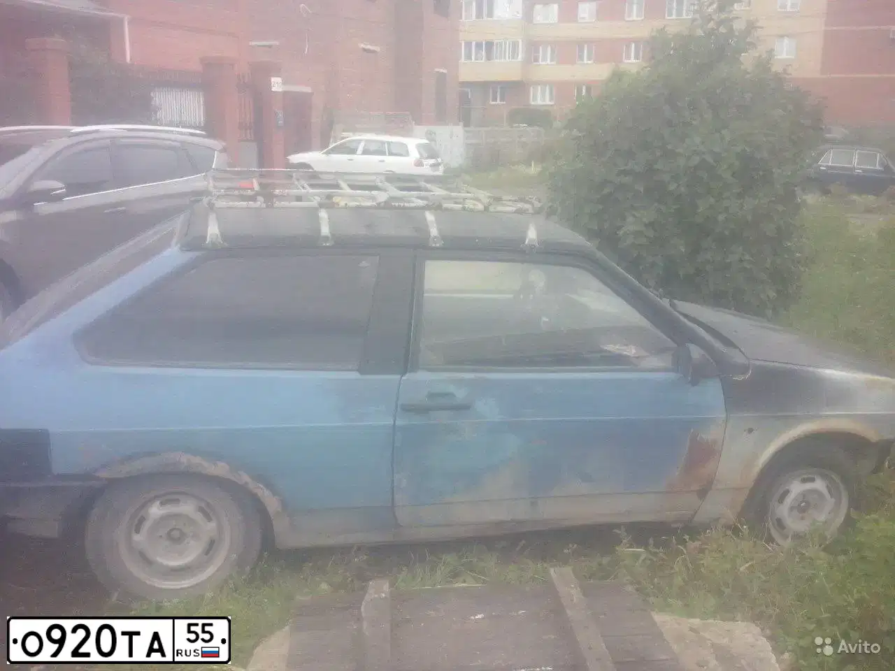 Фото автомобиля LADA 2108 SAMARA, 1989 — госномер О920ТА55. Цвет: СИНИЙ