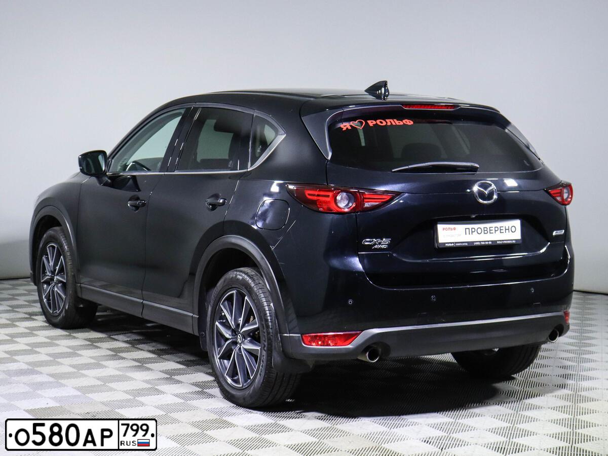 Фото автомобиля MAZDA CX-5, 2017 — госномер Н540ТТ69. Цвет: ЧЕРНЫЙ
