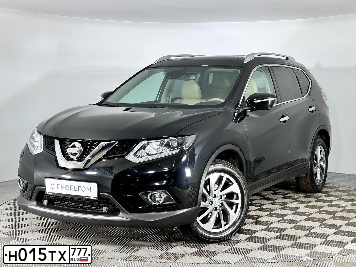Фото автомобиля NISSAN X-TRAIL, 2017 — госномер Х734ВС76. Цвет: ЧЕРНЫЙ