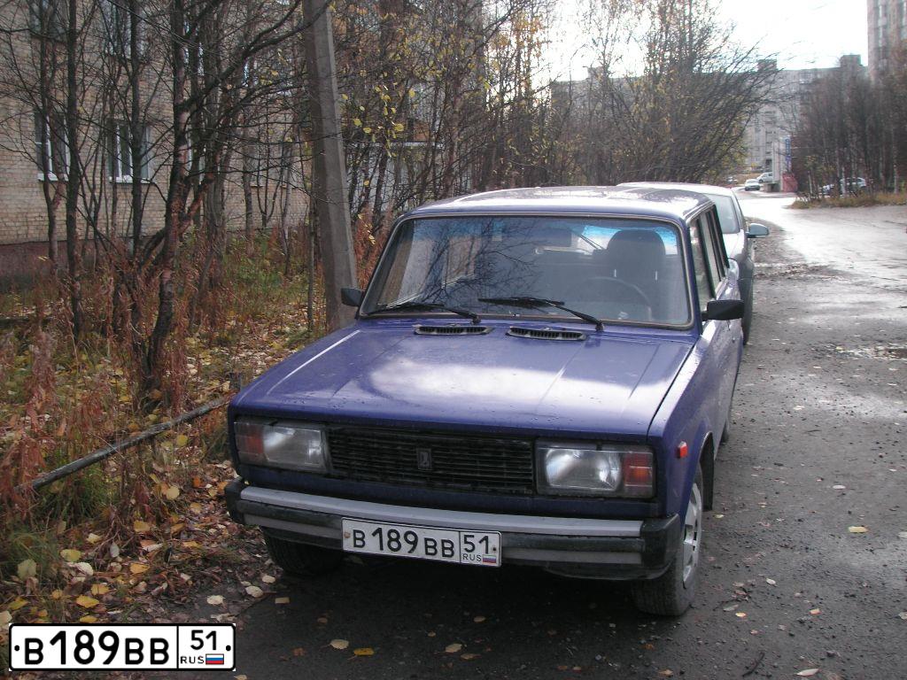 Фото автомобиля LADA 2104, 2000 — госномер В189ВВ51. Цвет: ТЕМНО-ГОЛУБОЙ