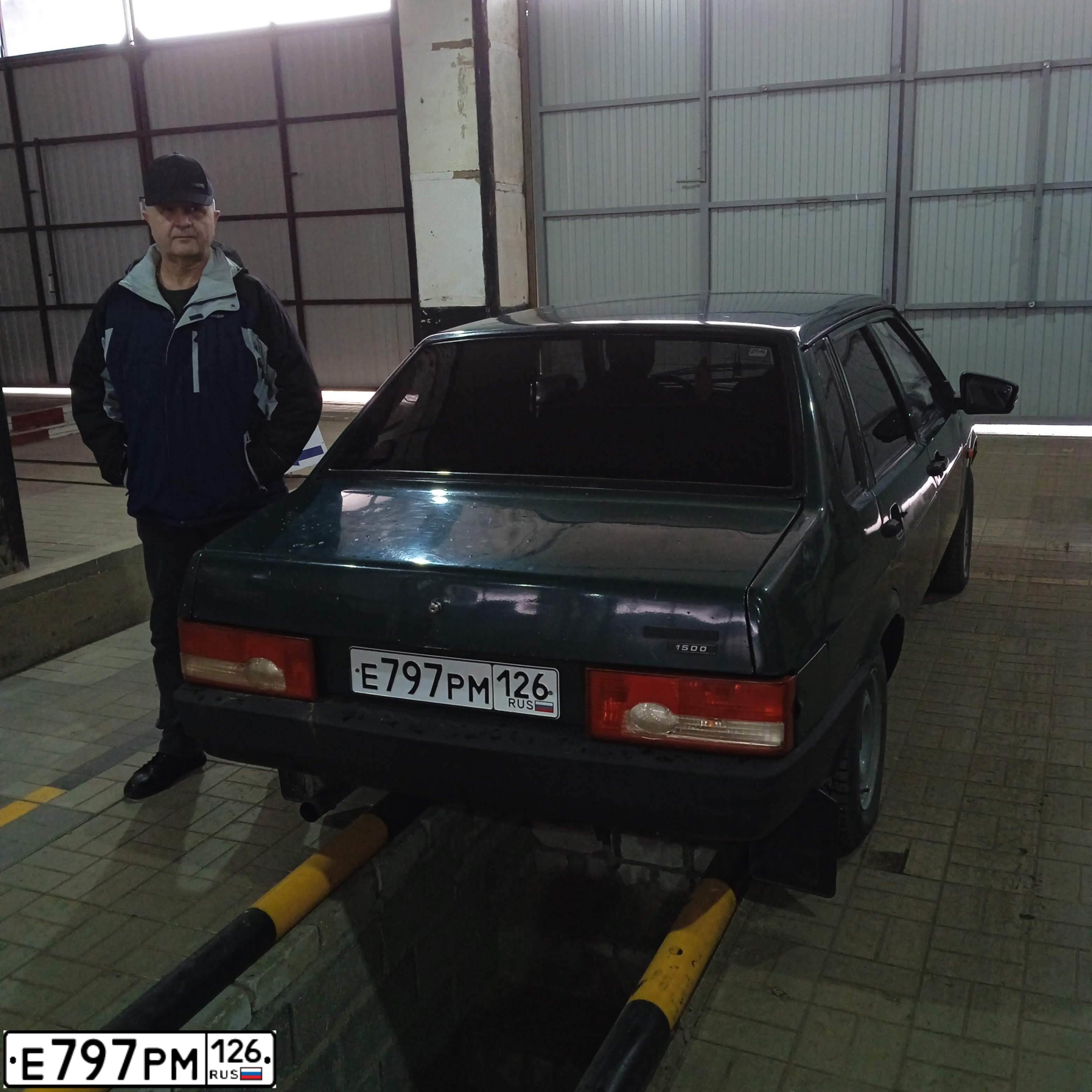 Фото автомобиля TAGAZ ACCENT, 2006 — госномер Е797РМ126. Цвет: СЕРЕБРИСТЫЙ
