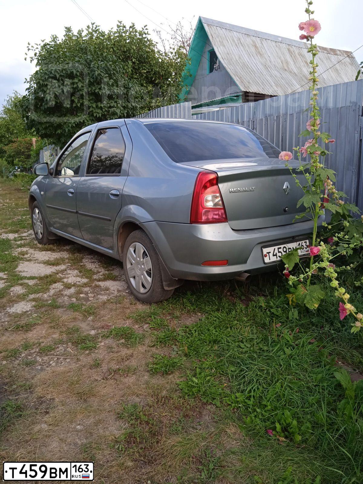 Фото автомобиля RENAULT LOGAN, 2013 — госномер Т459ВМ163. Цвет: СИНИЙ