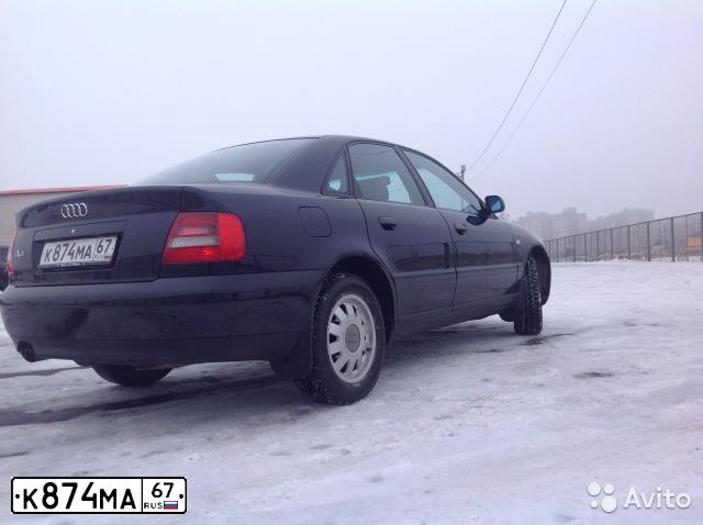 Фото автомобиля AUDI A4, 1999 — госномер Е453ТА33. Цвет: синий