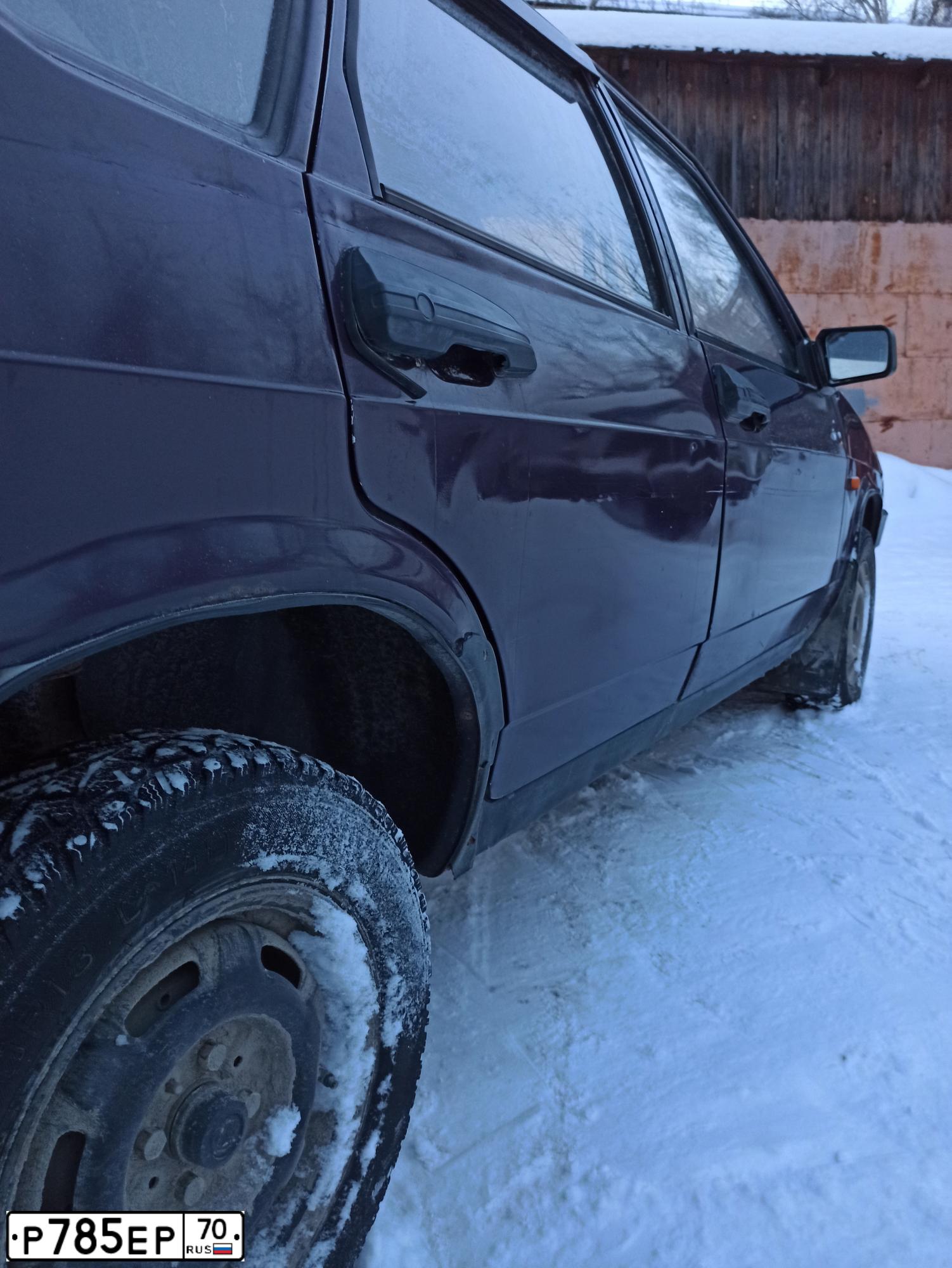 Фото автомобиля LADA 2109 SAMARA, 1998 — госномер Р785ЕР70. Цвет: ФИОЛЕТОВЫЙ