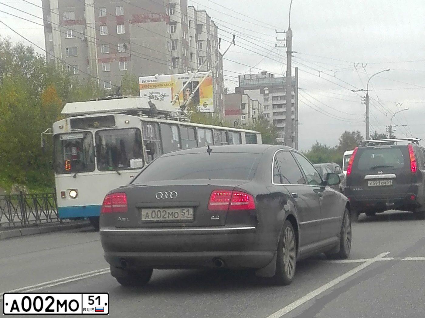 Фото автомобиля UAZ 3163 PATRIOT, 2015 — госномер А083УР51. Цвет: ЧЕРНЫЙ МЕТАЛЛИК