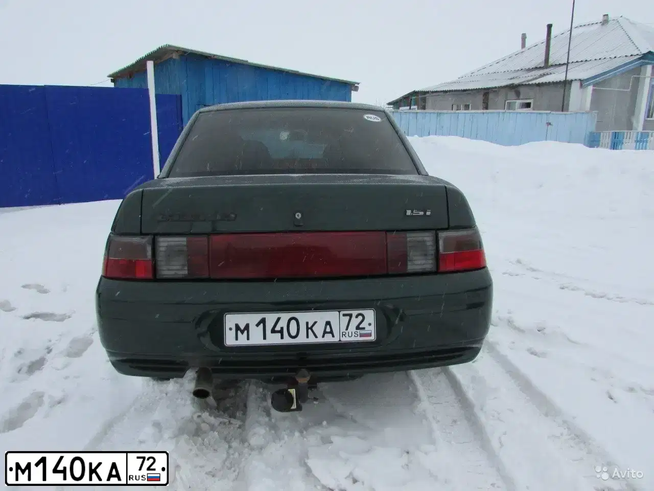 Фото автомобиля LADA 2110 LADA, 2004 — госномер У980СР55. Цвет: Темно-зеленый