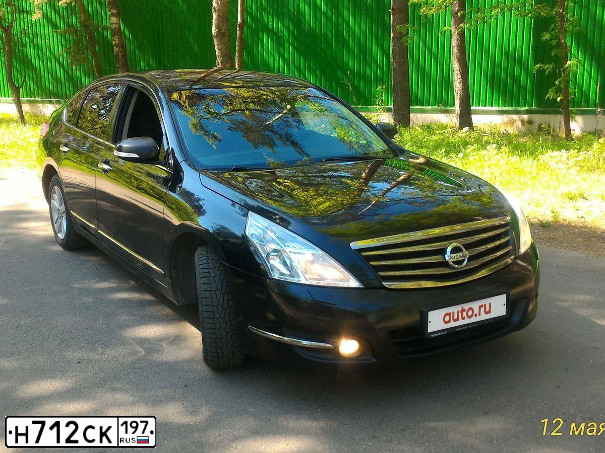Фото автомобиля NISSAN TEANA, 2012 — госномер А868УЕ01. Цвет: ЧЕРНЫЙ