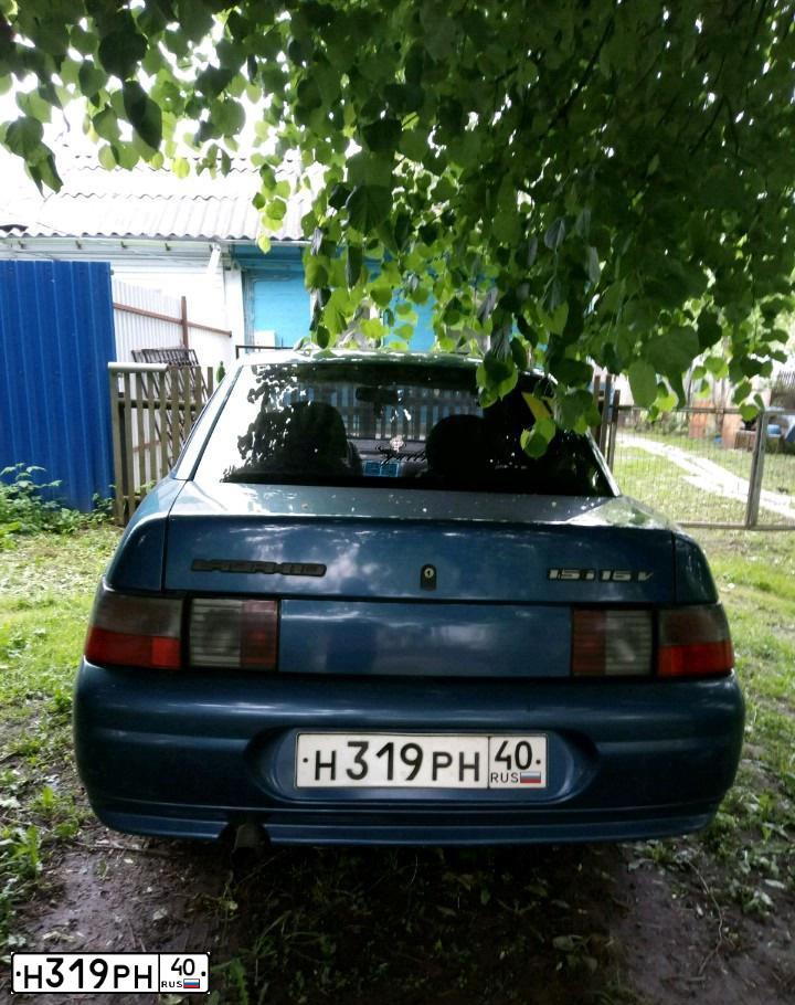 Фото автомобиля LADA 2110 LADA, 2004 — госномер Е503ТР40. Цвет: Сине-зеленый