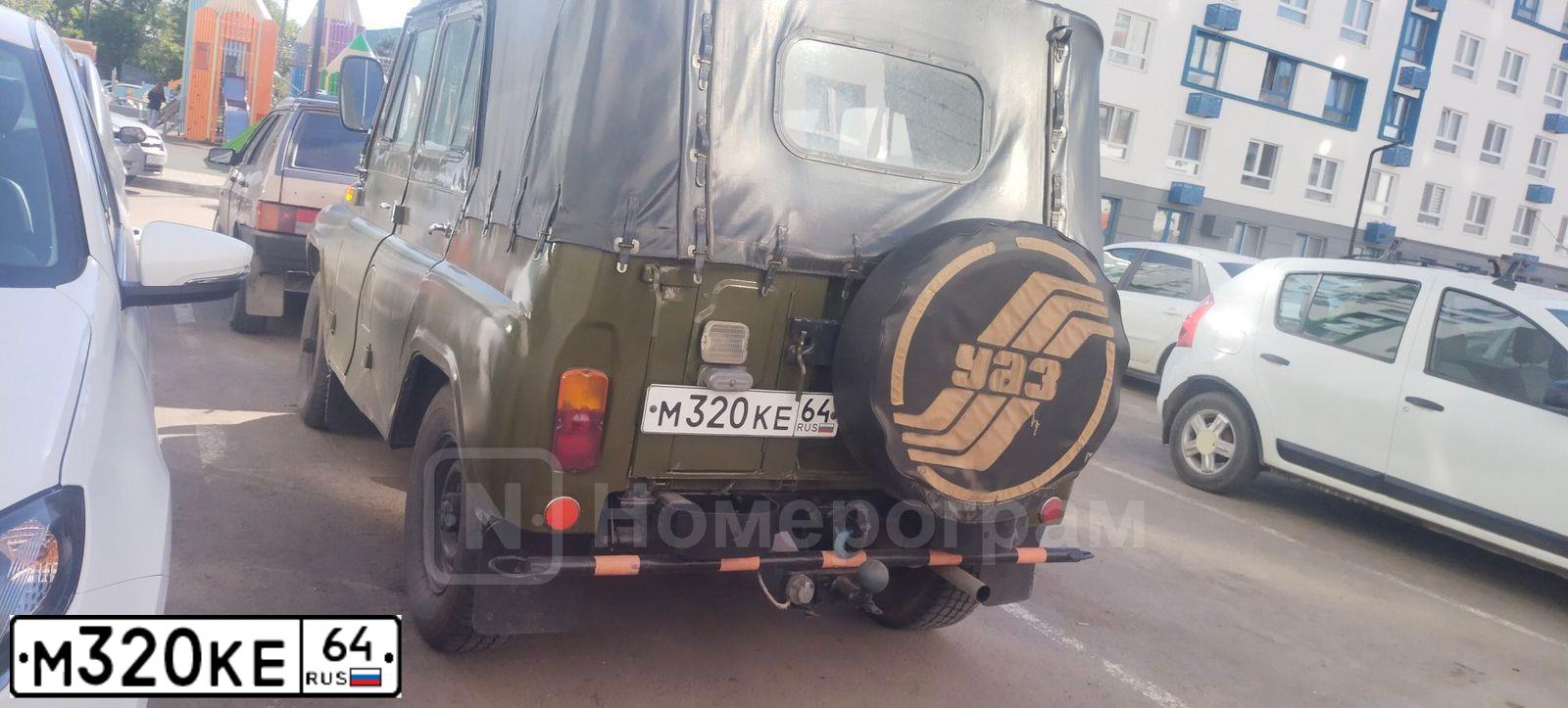 Фото автомобиля UAZ 3151 / HUNTER, 1990 — госномер Н806ВУ64. Цвет: ЗЕЛЕНЫЙ
