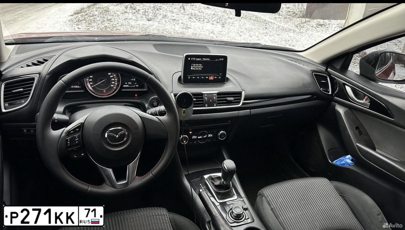 Фото автомобиля MAZDA 3, 2013 — госномер Т960УУ71. Цвет: Красный