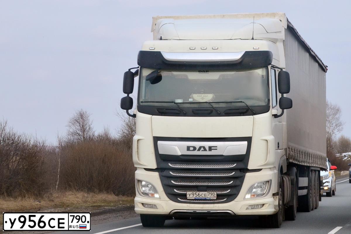 Фото автомобиля DAF XF, 2021 — госномер В641УУ797. Цвет: Белый