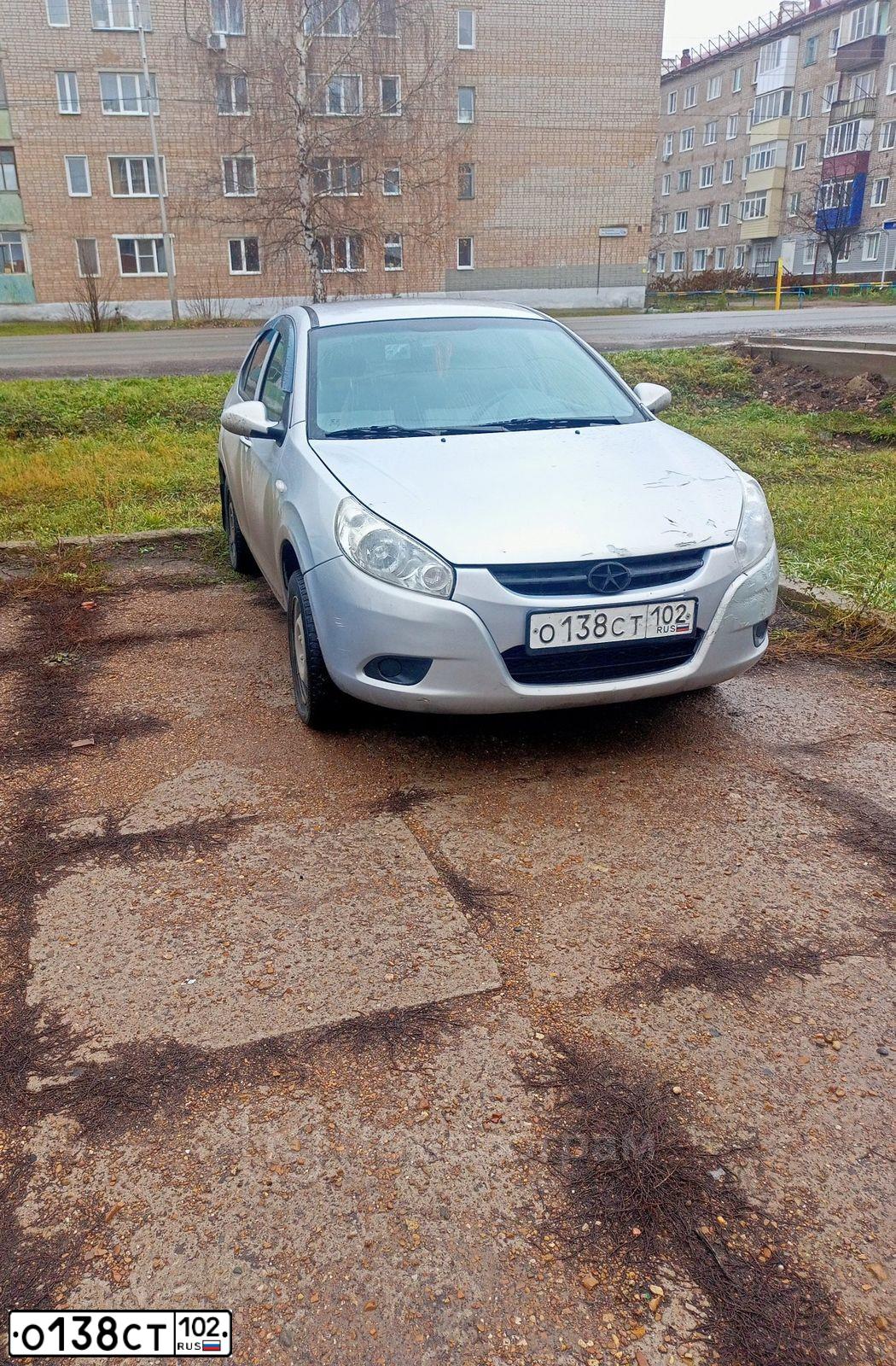 Фото автомобиля TAGAZ C10, 2012 — госномер О138СТ102. Цвет: Серебристый