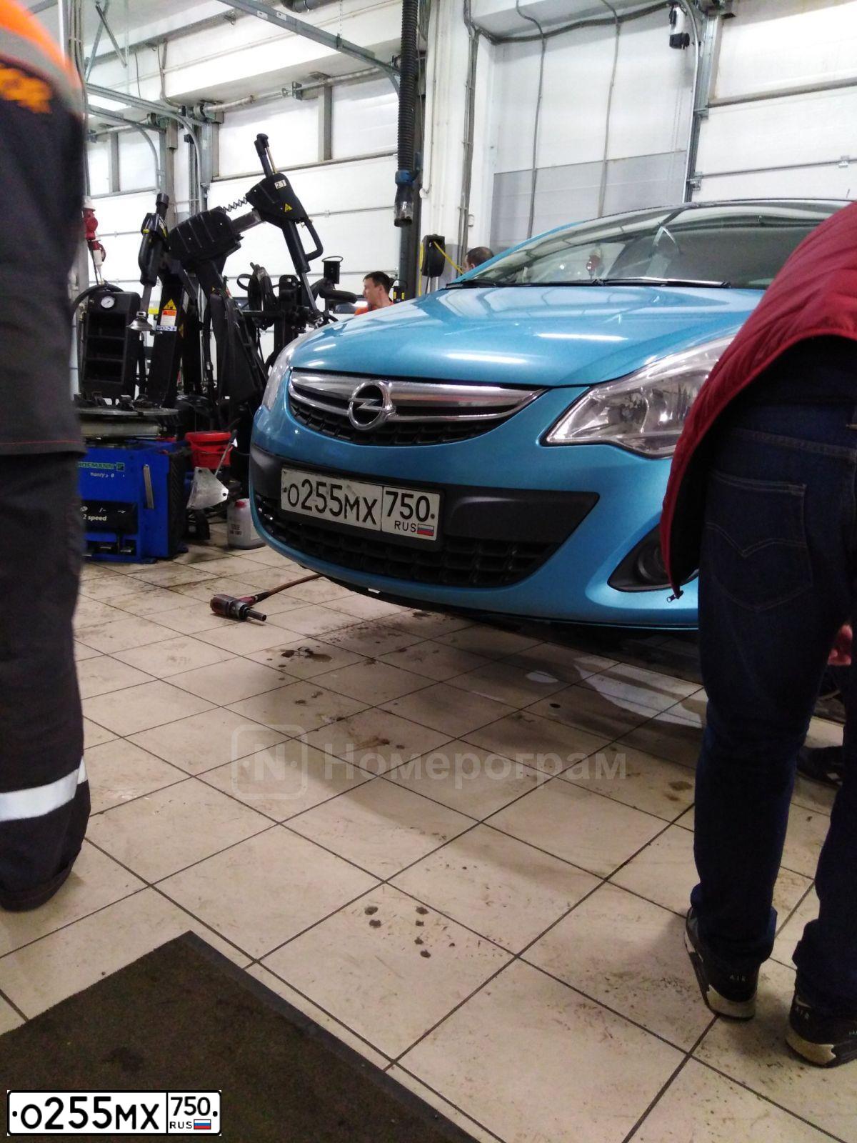 Фото автомобиля OPEL CORSA, 2011 — госномер Т712ОС180. Цвет: синий