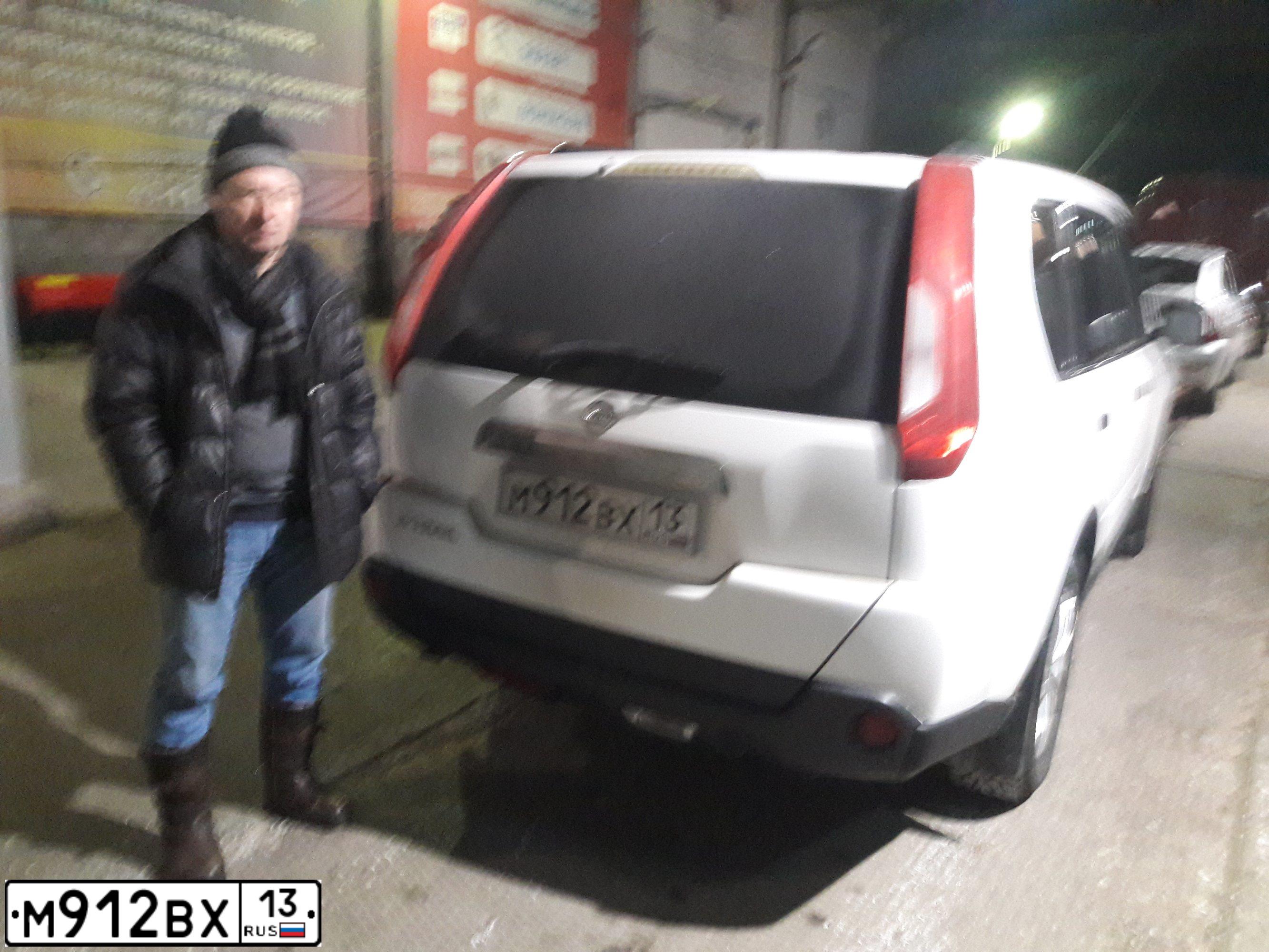 Фото автомобиля NISSAN X-TRAIL, 2014 — госномер С565НТ89. Цвет: Белый