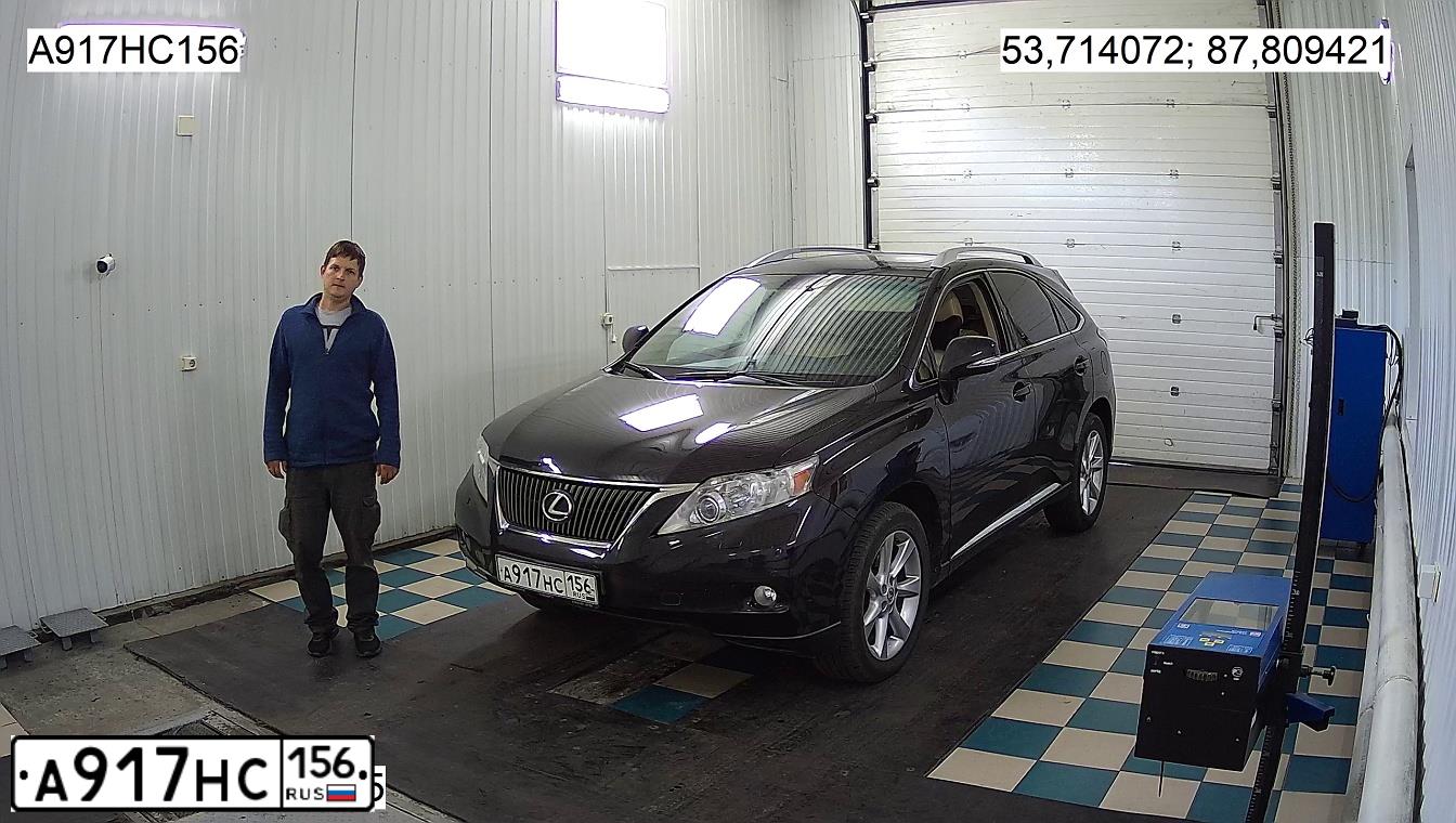 Фото автомобиля LEXUS RX, 2012 — госномер К009КК152. Цвет: ЧЕРНЫЙ
