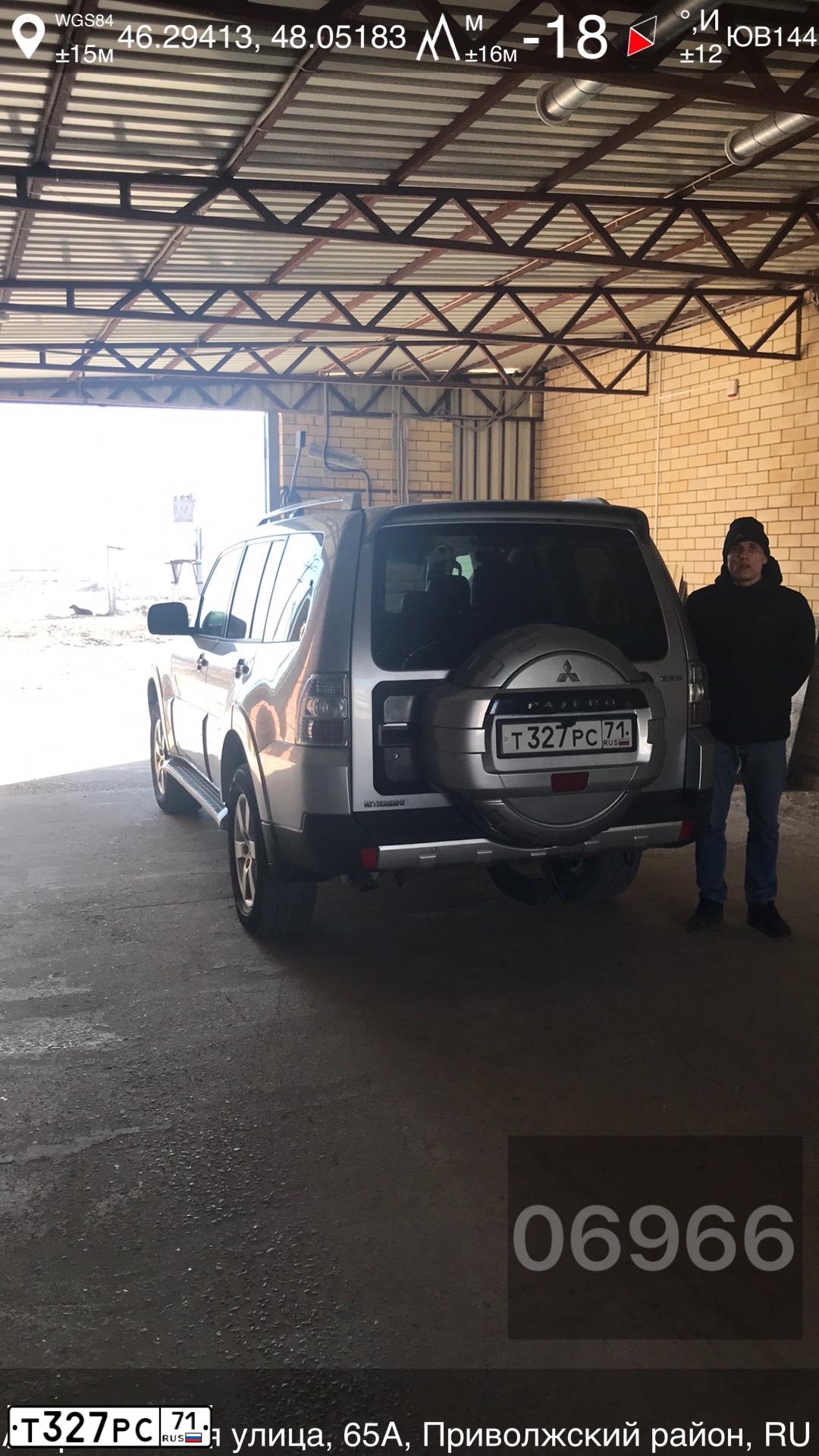 Фото автомобиля MITSUBISHI PAJERO, 2007 — госномер А888ОР71. Цвет: СЕРЕБРИСТЫЙ