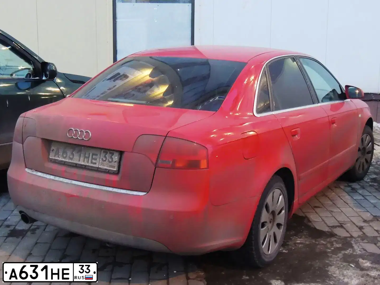 Фото автомобиля AUDI A4, 2005 — госномер А706ТВ67. Цвет: ВИШНЕВЫЙ