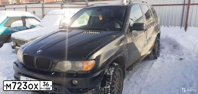 Фото автомобиля BMW X5, 2003 — госномер Е496ОВ790. Цвет: ЧЕРНЫЙ