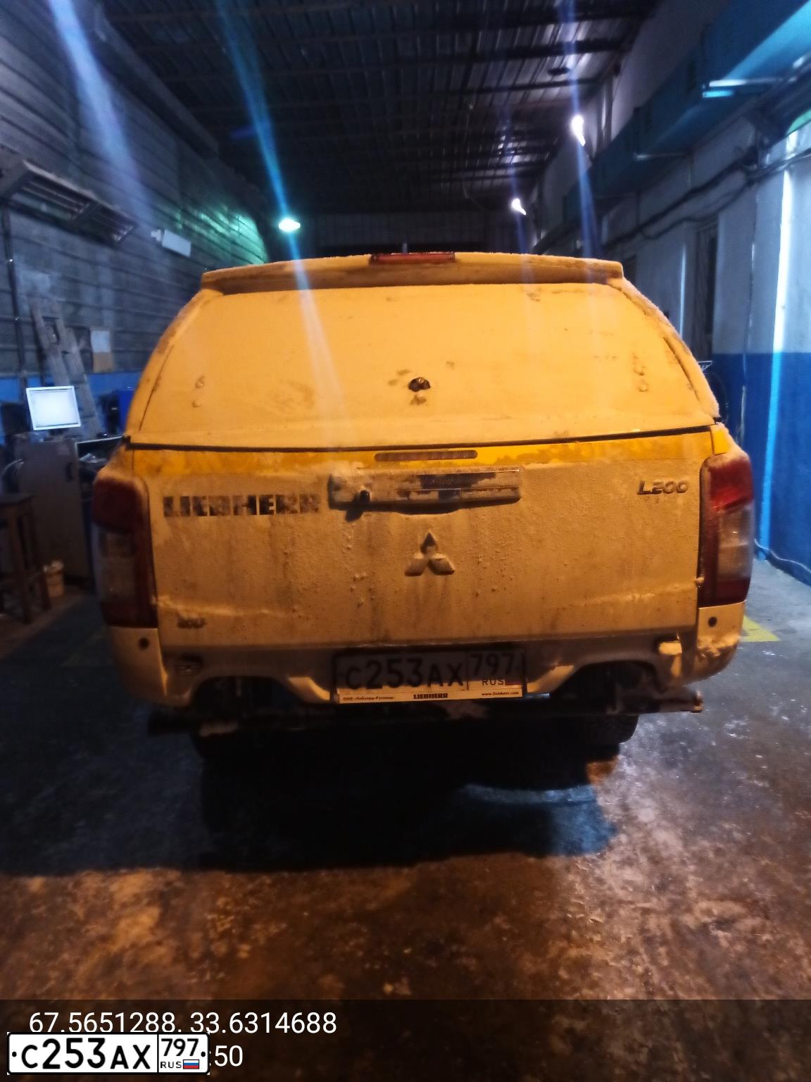 Фото автомобиля MITSUBISHI L 200, 2019 — госномер С253АХ797. Цвет: Белый