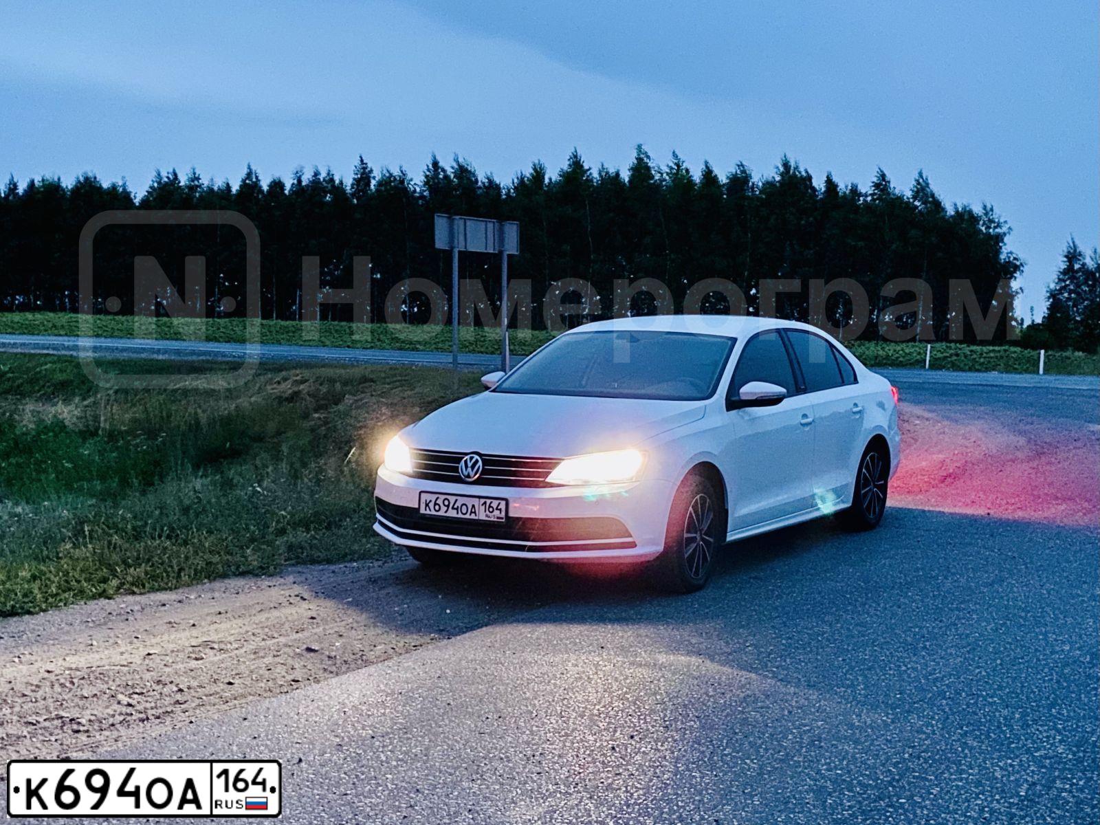 Фото автомобиля VOLKSWAGEN JETTA, 2016 — госномер С810ОЕ58. Цвет: Белый