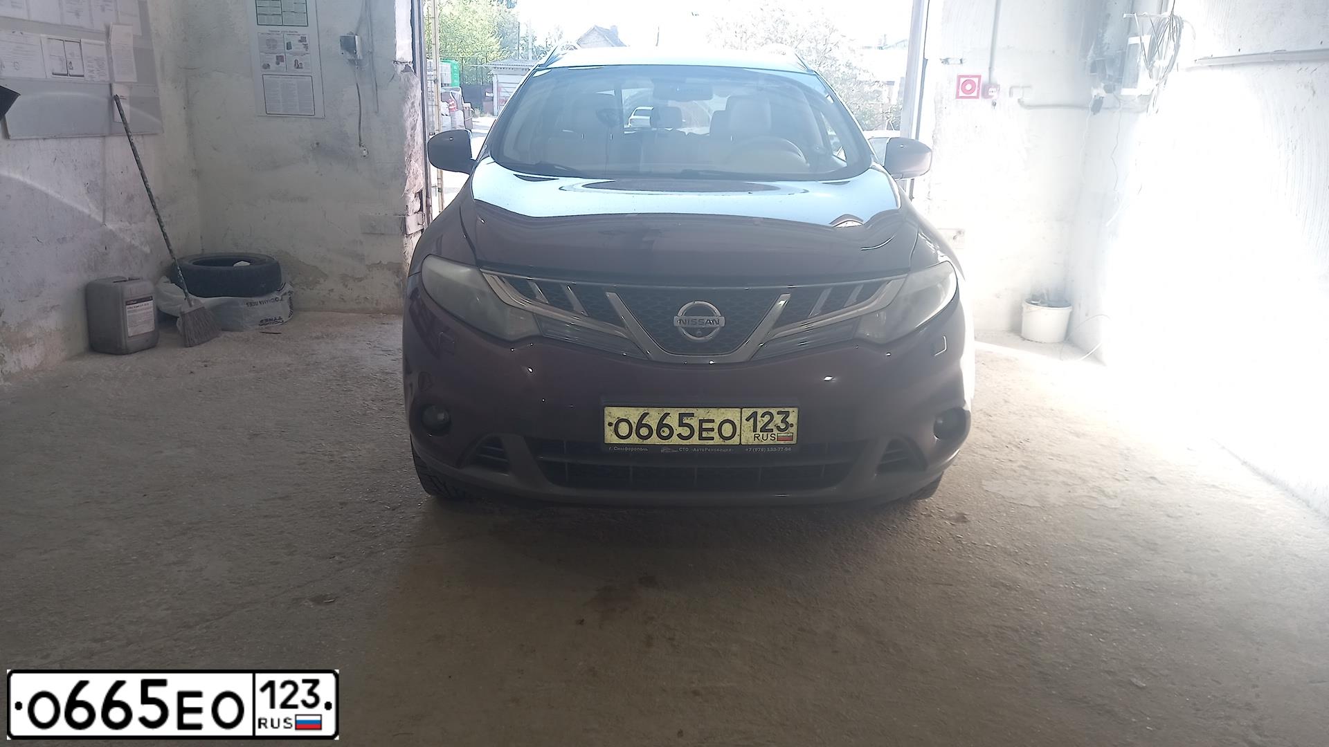 Фото автомобиля NISSAN MURANO, 2012 — госномер Н500ТО82