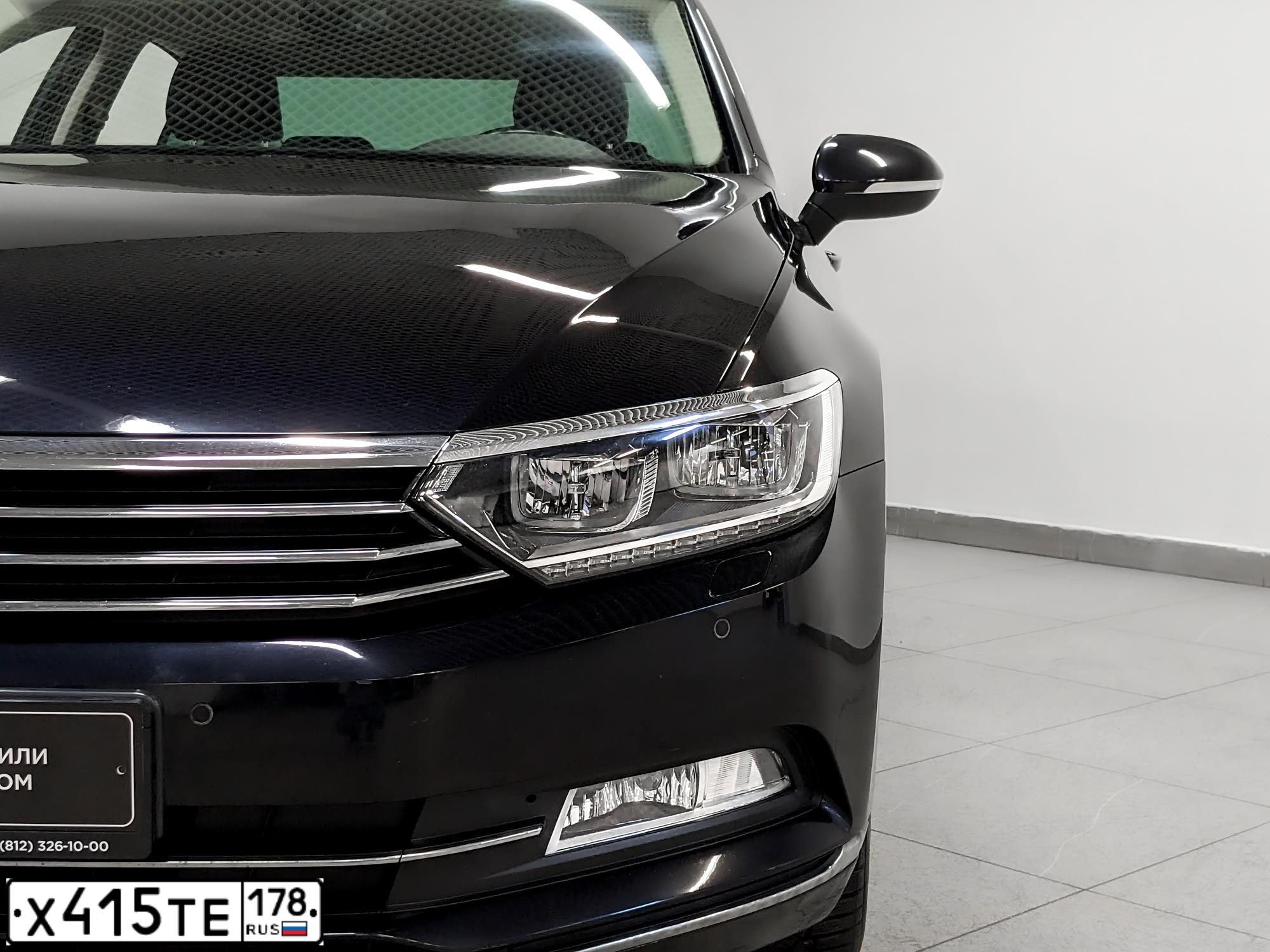 Фото автомобиля VOLKSWAGEN PASSAT, 2017 — госномер А160НР136. Цвет: ЧЕРНЫЙ