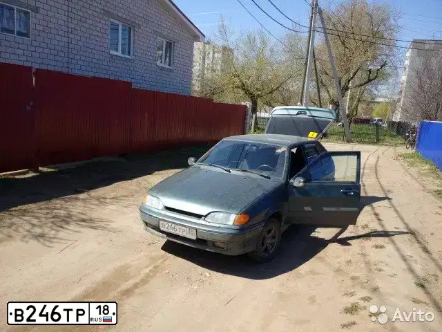 Фото автомобиля LADA 2114, 2010 — госномер В256КУ18. Цвет: СЕРО-СИНЕ-ЗЕЛЕНЫЙ