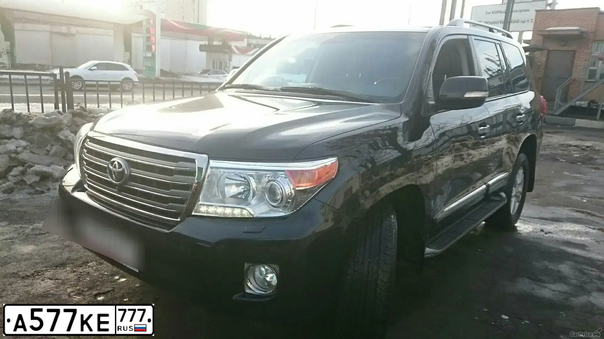 Фото автомобиля TOYOTA LANDCRUISER 200, 2014 — госномер А577КЕ777. Цвет: ЧЕРНЫЙ