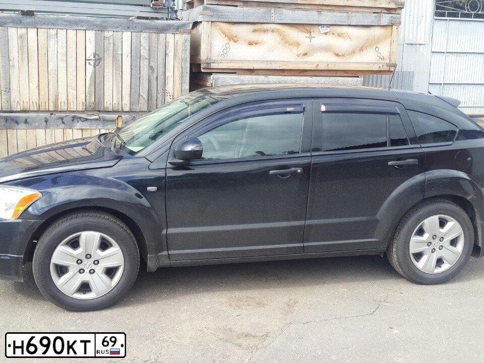 Фото автомобиля DODGE CALIBER, 2006 — госномер К879ОХ35. Цвет: ЧЕРНЫЙ