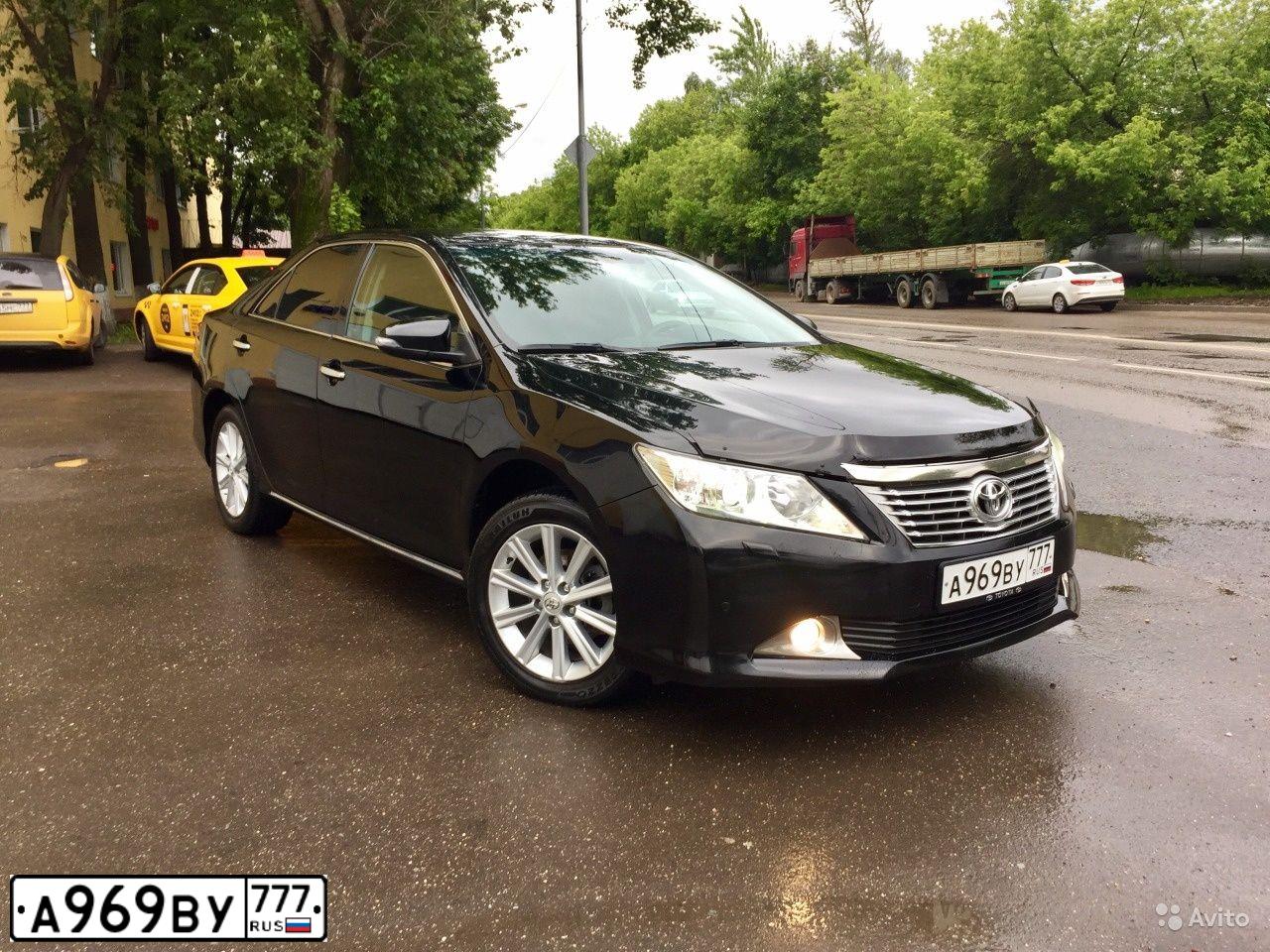 Фото автомобиля TOYOTA CAMRY, 2014 — госномер А969ВУ777. Цвет: ЧЕРНЫЙ