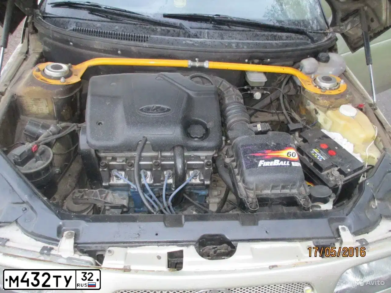 Фото автомобиля LADA 2110 LADA, 2006 — госномер М432ТУ32. Цвет: СЕРЕБРИСТО-БЕЖЕВЫЙ