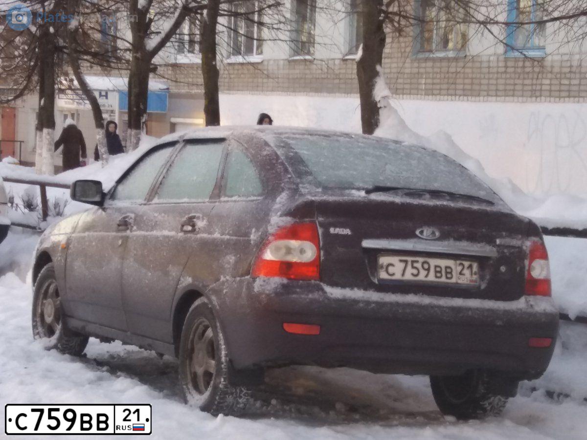 Фото автомобиля LADA PRIORA, 2008 — госномер С904КТ180