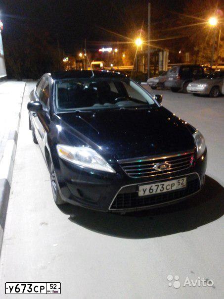 Фото автомобиля FORD MONDEO, 2008 — госномер У673СР52. Цвет: ЧЕРНЫЙ