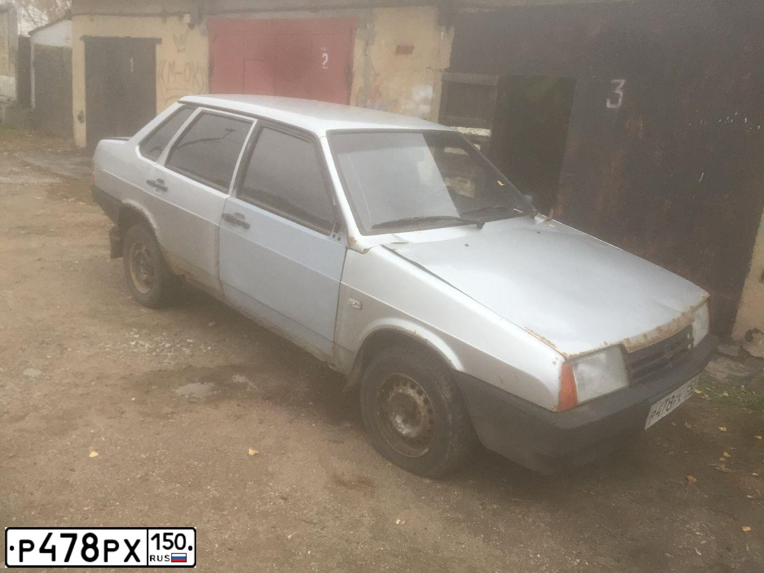 Фото автомобиля LADA 2109 SAMARA, 2002 — госномер К719ЕМ797. Цвет: Серый