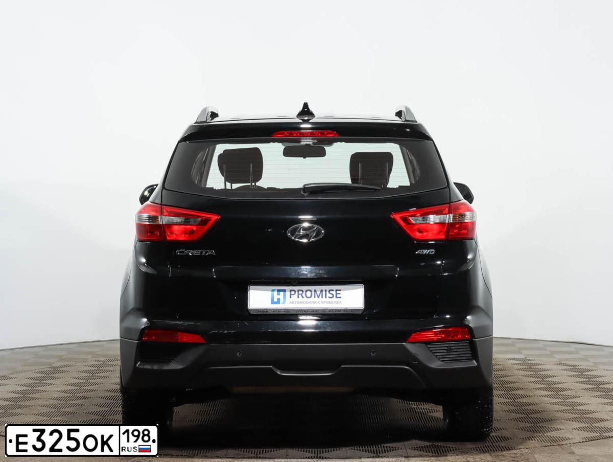 Фото автомобиля HYUNDAI CRETA, 2020 — госномер О473УС44. Цвет: ЧЕРНЫЙ