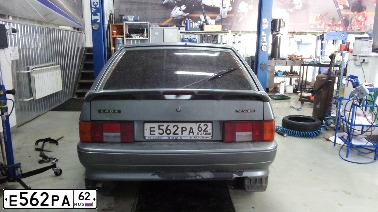 Фото автомобиля LADA 2114 SAMARA, 2011 — госномер Е973СТ36. Цвет: СРЕДНИЙ СЕРО-ЗЕЛЕНЫЙ МЕТ.