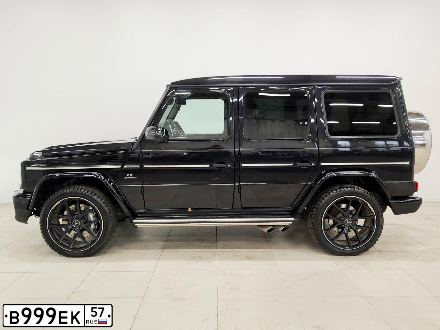 Фото автомобиля МЕРСЕДЕС-БЕНЦ G63 AMG, 2013 — госномер В477АУ57. Цвет: ЧЕРНЫЙ