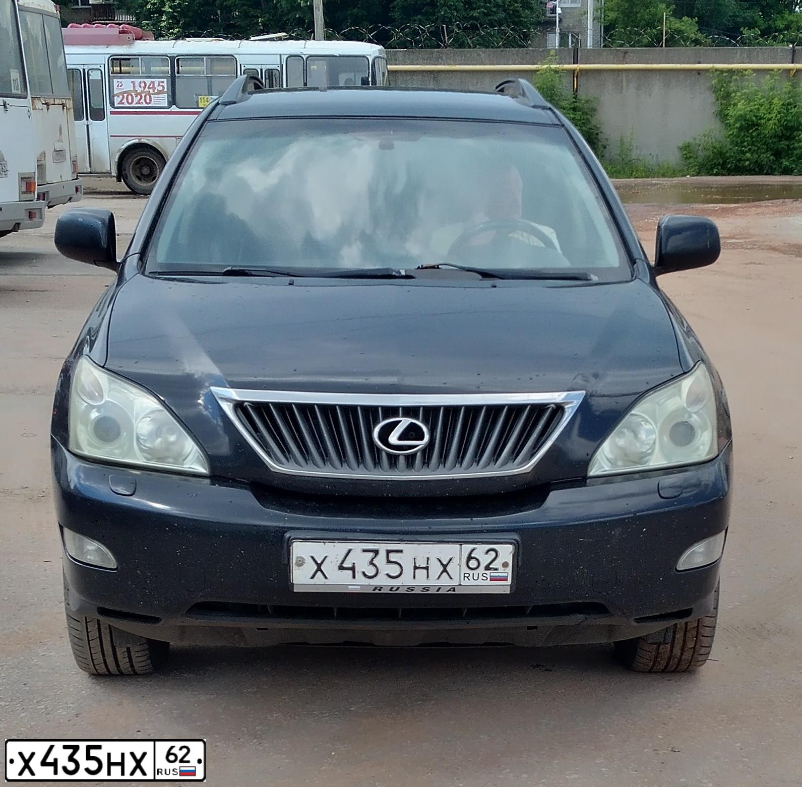 Фото автомобиля LEXUS RX350, 2008 — госномер М792ОМ790. Цвет: ЧЕРНЫЙ