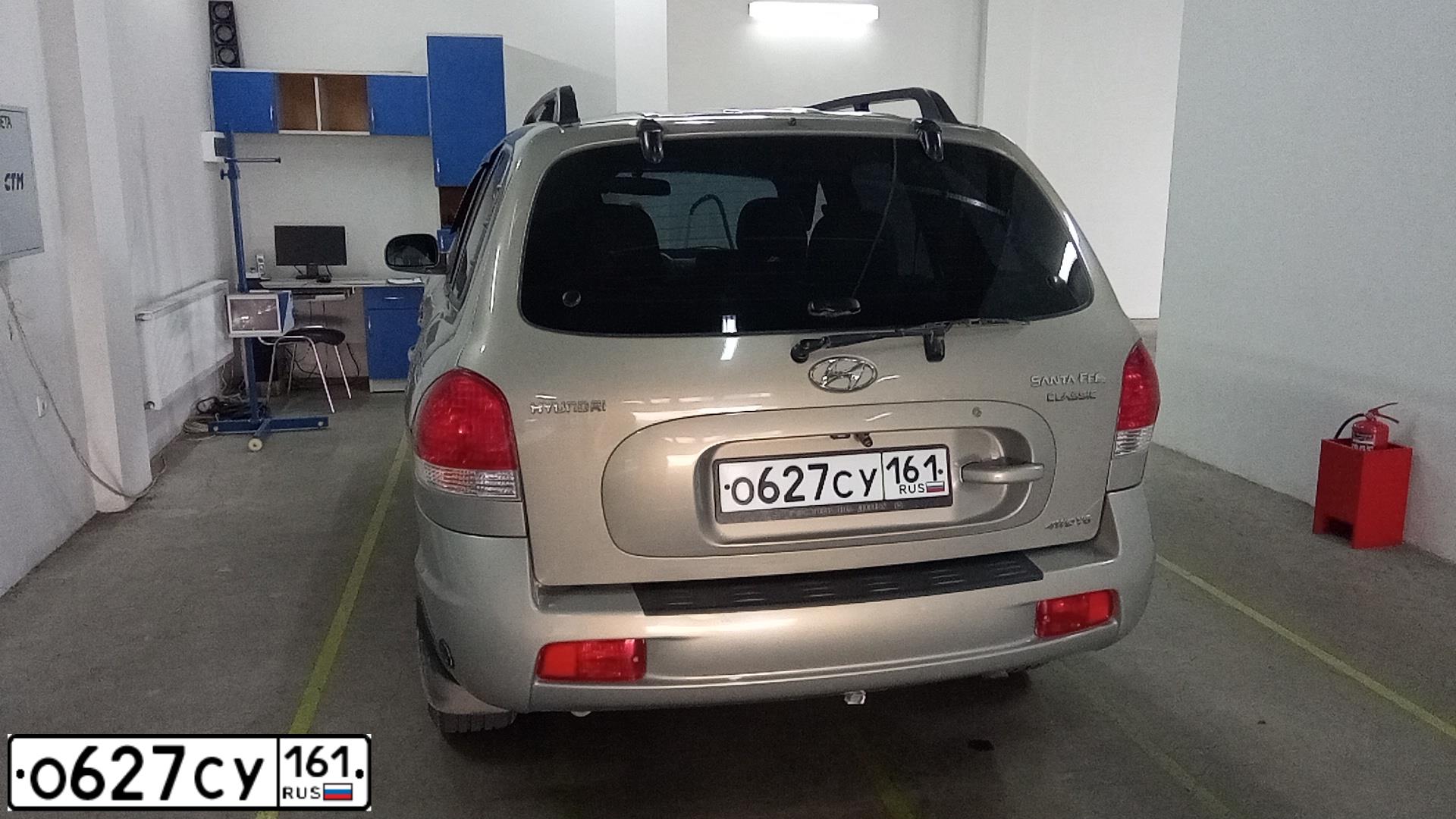 Фото автомобиля TAGAZ Z SANTA FE CLASSIC, 2010 — госномер О627СУ161. Цвет: СВЕТЛО-БЕЖЕВЫЙ