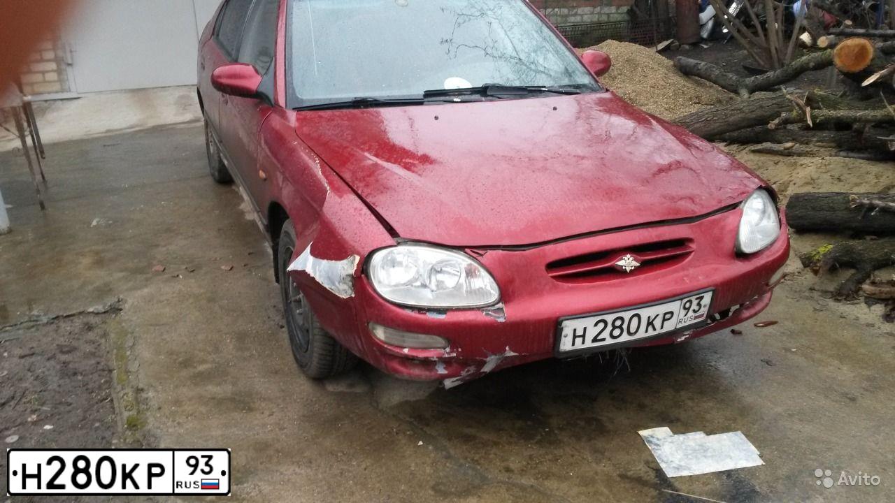 Фото автомобиля KIA КИА SНUМА, 2000 — госномер Н280КР93. Цвет: ВИШНЕВЫЙ