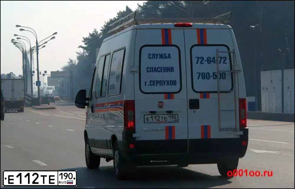 Фото автомобиля FIAT DUCATO, 2011 — госномер Е112ТЕ190. Цвет: ГОСТ Р50574-2002