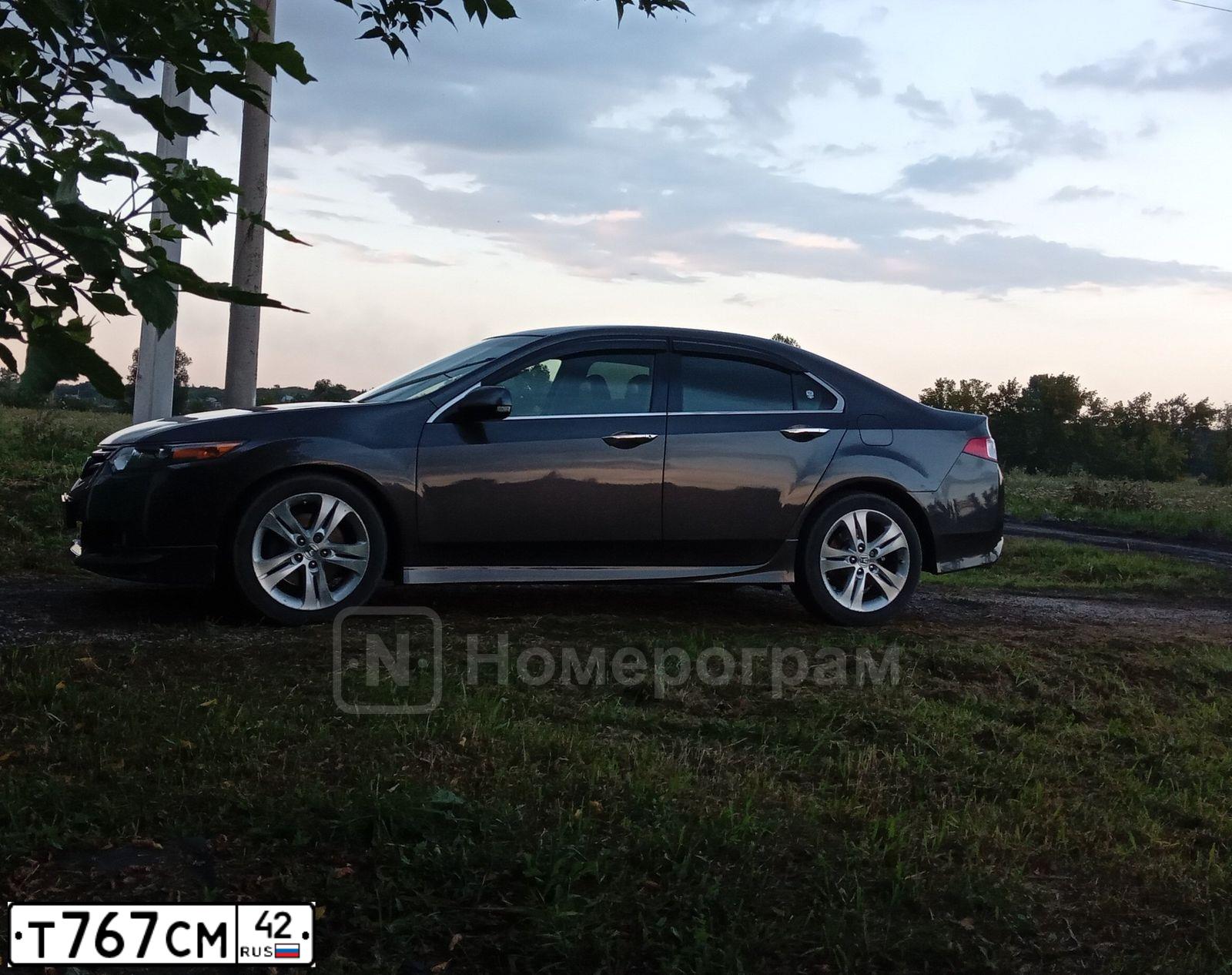 Фото автомобиля HONDA ACCORD, 2008 — госномер С515ТС42. Цвет: ТЕМНО-СЕРЫЙ