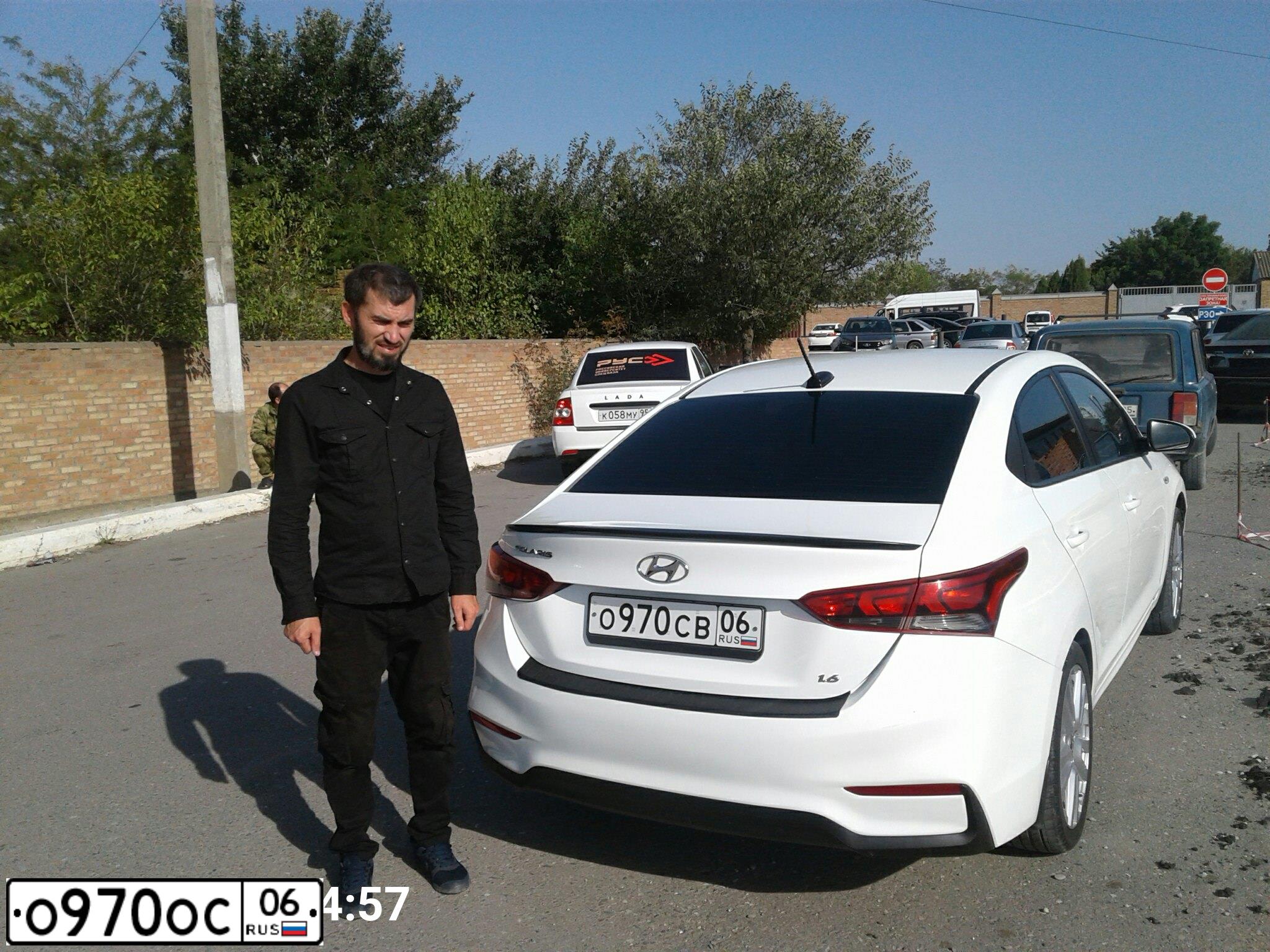 Фото автомобиля LADA 2170 PRIORA, 2013 — госномер К569СР790. Цвет: Белый