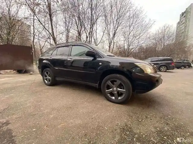 Фото автомобиля LEXUS RX, 2008 — госномер О005ОС777. Цвет: ЧЕРНЫЙ