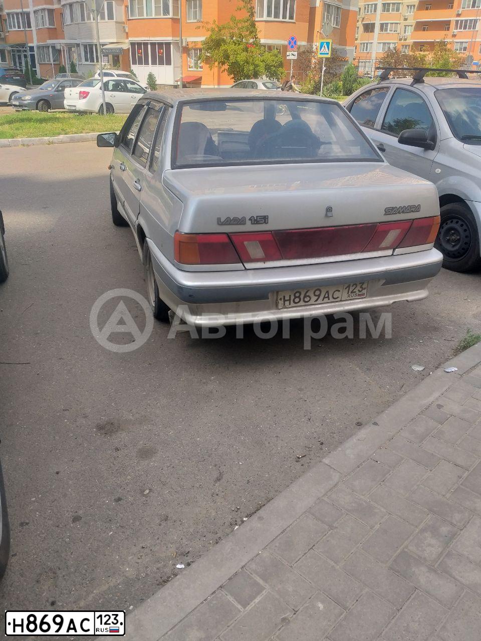 Фото автомобиля LADA 2115 SAMARA, 2004 — госномер Н869АС123. Цвет: СВЕТЛО-СЕРЕБРИСТЫЙ МЕТАЛЛ